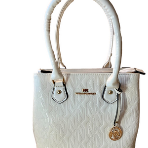 Signature Satchel New Bag by Noble Exchange - White